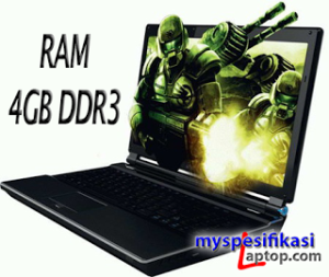 Laptop Gaming 5 Jutaan RAM 4 GB DDR3